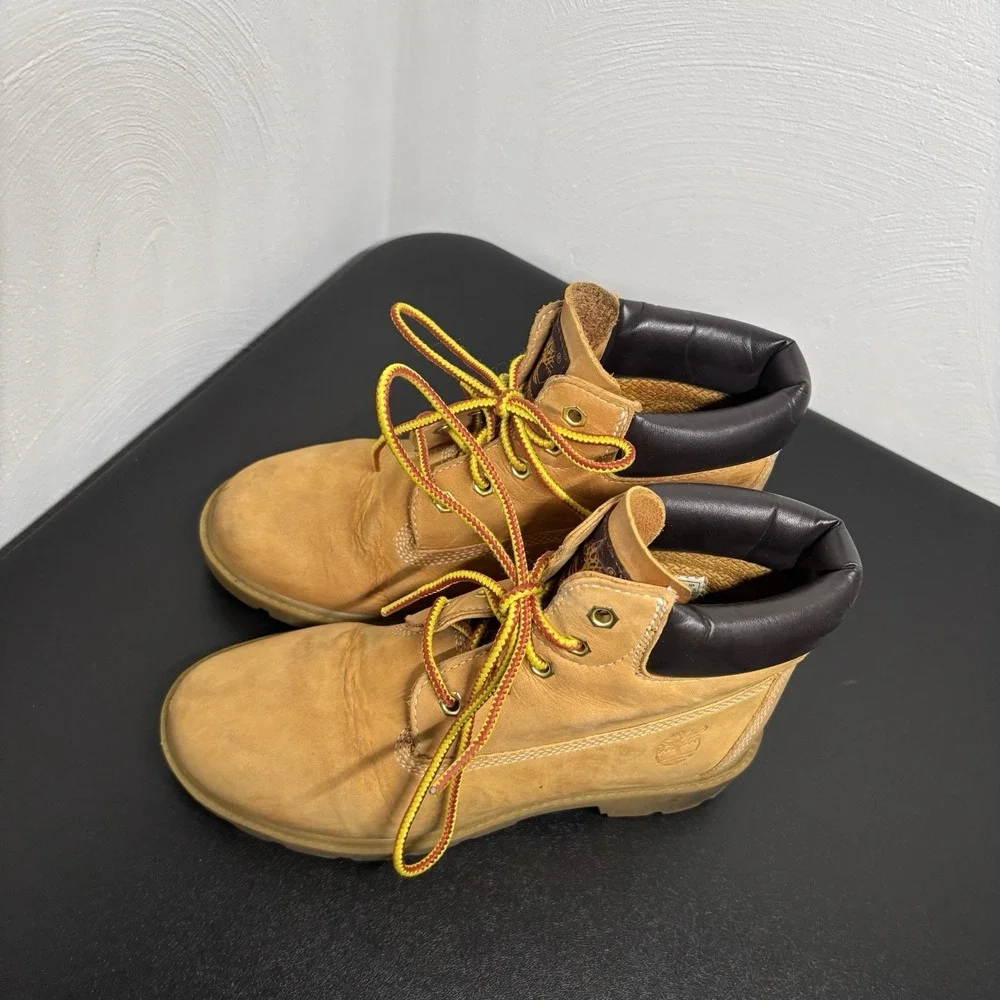 TIMBERLAND KIDS CLASSIC BOOTS WHEAT Nubuck 10760 Sz 3 Youth 6